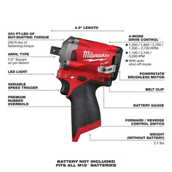 Milwaukee&reg; 2555P-20 MIL2555P20