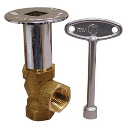 JONES STEPHENS L75040 CP ANGLE 1/4 TURN LOG LIGHTER BALL VALVE
