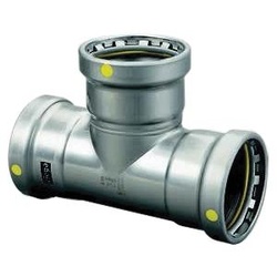 VIEGA #28675 - 2-1/2x2-1/2x1-1/2 - CS MGPR(G) RED TEE (PxPxP) (HNBR)