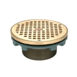 のんのん Zurn ZXN415-6H Heavy-Duty Floor Drain w/ 6