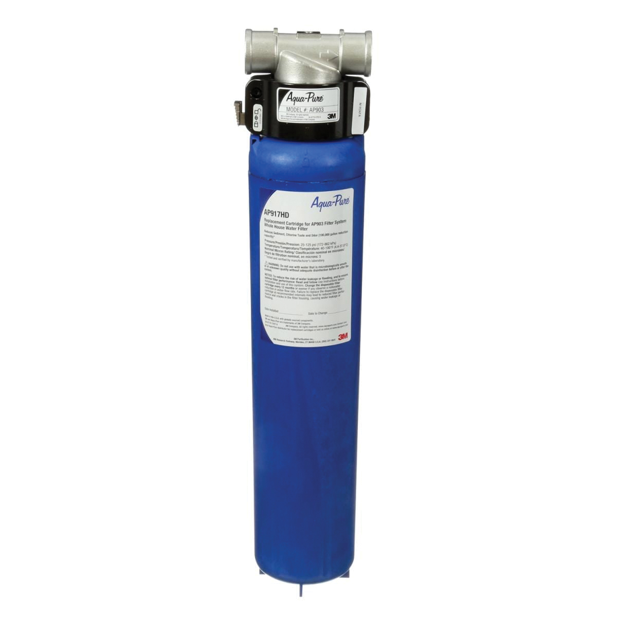 Aqua-Pure&trade; AP903 Water Filter System 20 gpm, 1 inch NPT, 25 - 125 psi, 1/Case