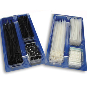 ACT AL-ACTPAC-250-MP1000-0 Cable Tie Specialty Pack, Standard Cable Tie, 3.06 in Max Bundle Dia, Nylon, Black