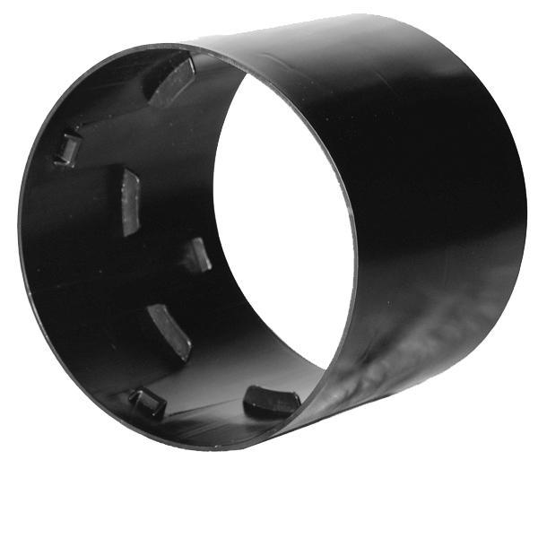 ADS® N-12 Series 1013AA Soiltight Dual Wall External Snap Coupler, 10 in, Cleated Bell, HDPE