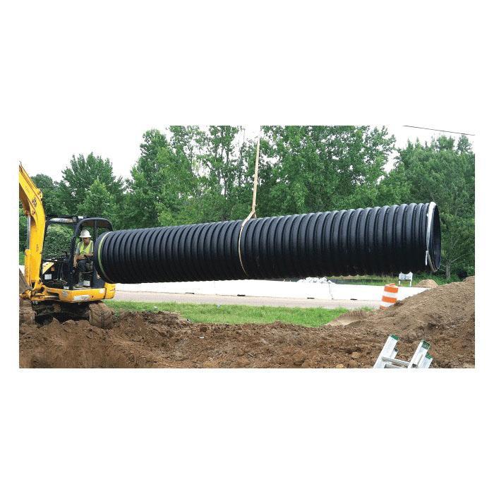 ADS® N-12 Series 18850020DW Solidtight Solid Dual-Wall Pipe, 18 in Nominal Pipe, Bell End x Spigot, 18 in ID, 22 in OD thumbnail 3