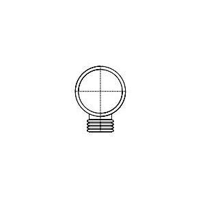 ADS® N-12 Series 1865AN Dual-Wall Reducing Tee, 18 in Plain End x 18 in Plain End x 15 in Plain End, Polyethylene