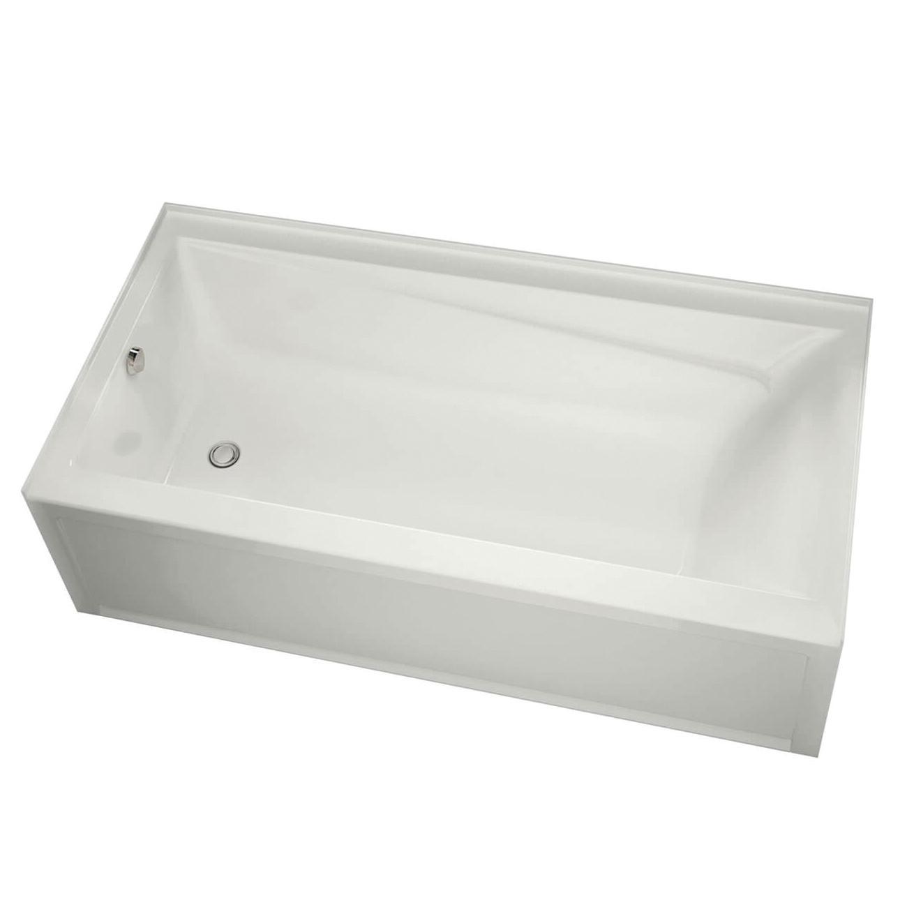 MAAX® Exhibit 60x42 IFS AFR Acrylic Alcove Bathtub, Right-Hand Drain, White