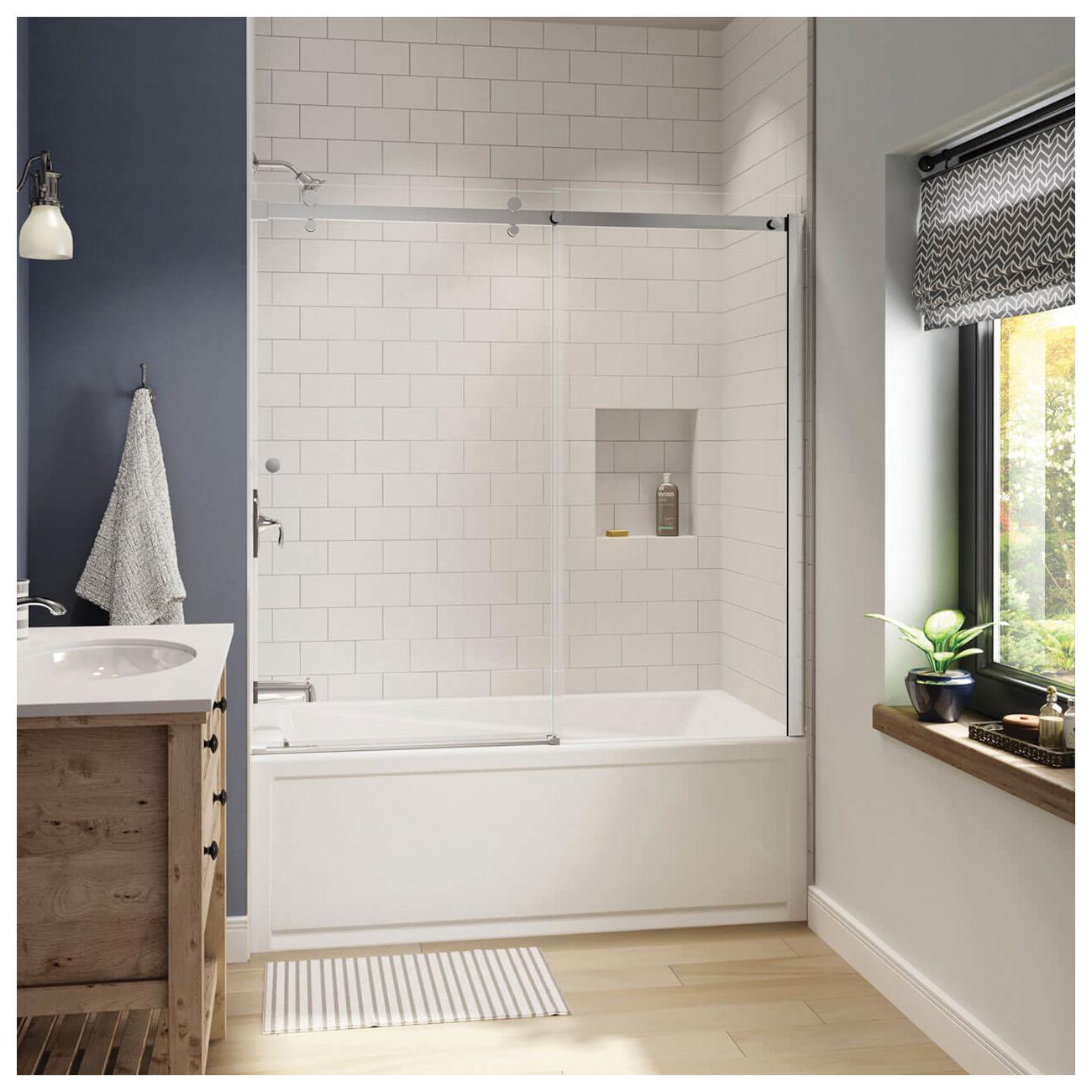 MAAX® Exhibit 60x42 IFS AFR Acrylic Alcove Bathtub, Right-Hand Drain, White thumbnail 4