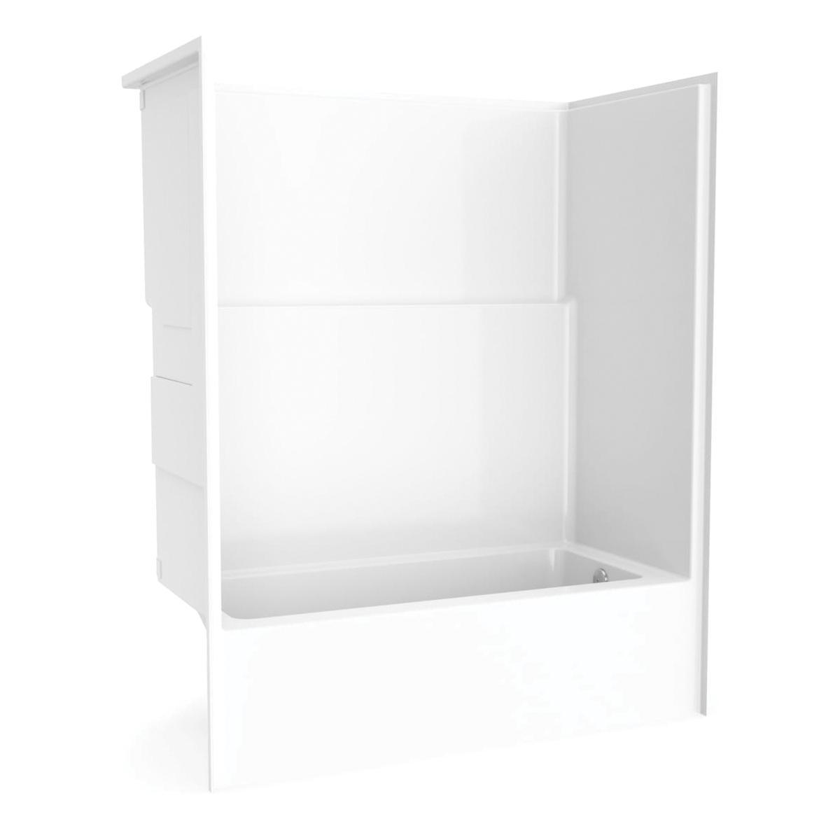 AKER® BY MAAX Icon TS6032X 141490-R-000-002 1-Piece Tub Shower, 60 in L, 32-3/4 in W, 76-1/4 in H, Acrylic, White thumbnail 4