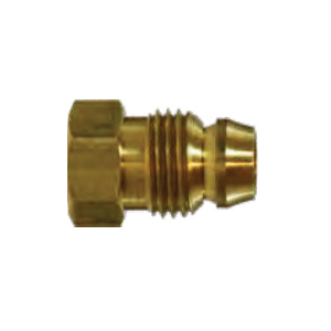 AMC® 00880-04 Break-Away Nut, 1/4 in, Double Compression Threaded Connection, Brass