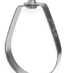ANVIL® 0500301759 Adjustable Swivel Ring Hanger, 2 in Pipe, 3/8 in Rod, 300 lb Load, Steel, Zinc-Plated