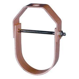 Grinnell® CT-65 Carbon Steel Light Duty Adjustable Clevis Hanger, 1 inch, Copper Plated