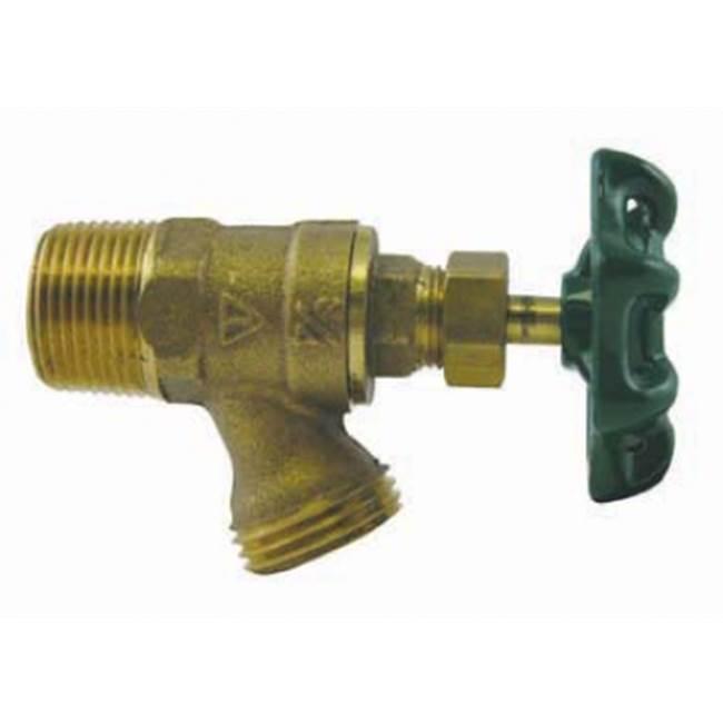A.Y. McDonald 2008 Brass Low Pressure Boiler Drain, 1/2 inch MNPT x GHT; 10 Units/Carton