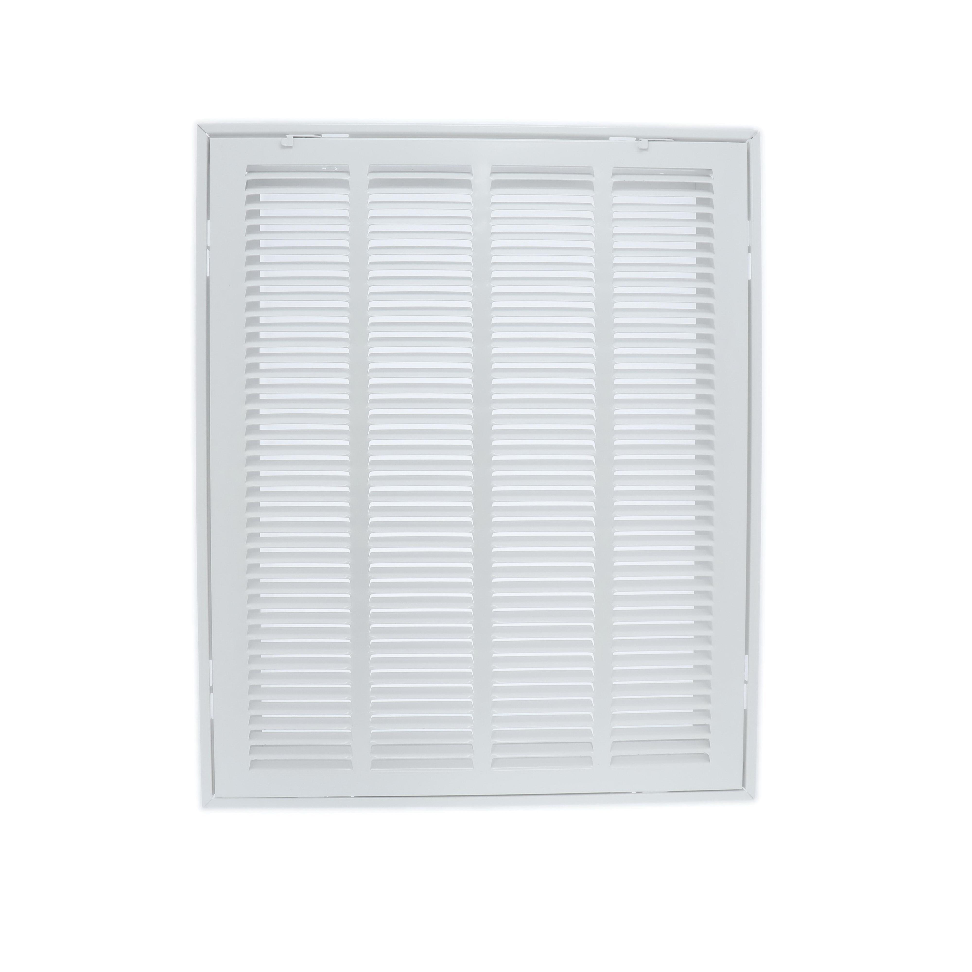 AirMate® 170FF1430W Return Air Filter Grille, 14 x 30 in, Steel, Bright White