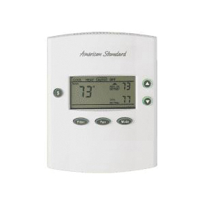 American Standard® Silver 203 ACONT202AS11MA Programmable Thermostat, 24 V, 7-Day/5-1-1 Programmable Programmability