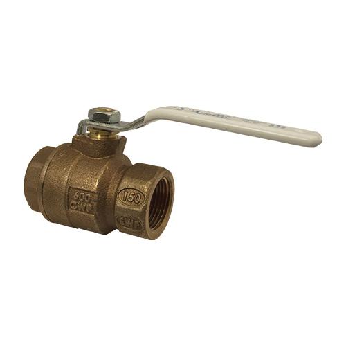 Apollo® 77CLF-A Contractor Series 77CLF10801A Ball Valve, 2 in, FNPT, Bronze, 150 psi WSP, 600 psi CWP