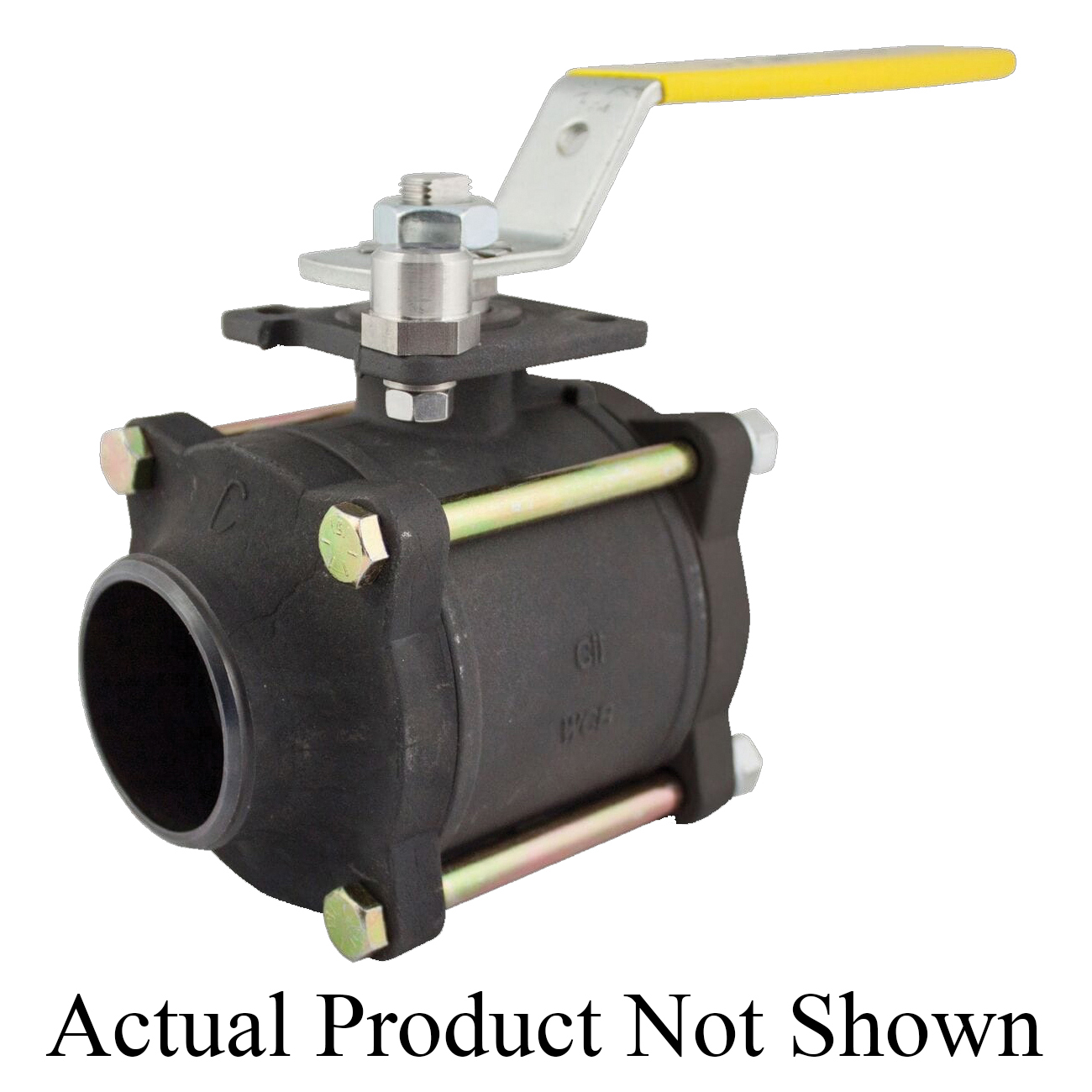 Apollo Conbraco 83R-708-01 3-Piece Ball Valve With Actuator Ready ISO ...