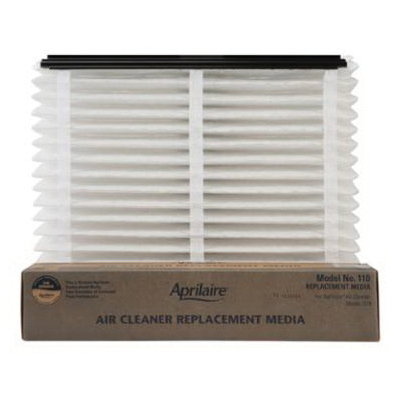 Aprilaire® 110 Replacement Media Filter, 16 in W, 20 in H, 4 in D, 11 MERV, 92 % Filter Efficiency