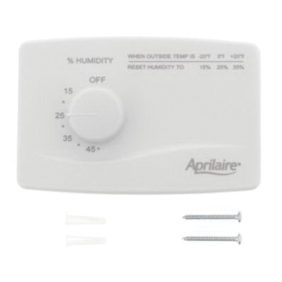 Aprilaire® 4655 Humidifier Control, 24 VAC, 5.2 A, Manual Control, 15 to 50%, 8% RH Nominal Capacity