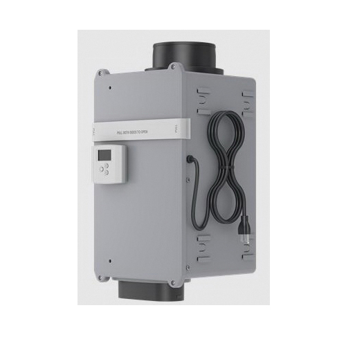 Aprilaire® 8145 Fresh Air Ventilator With Powered Damper and MERV 6 Washable Filter, 250 cfm Air Flow, 120 V