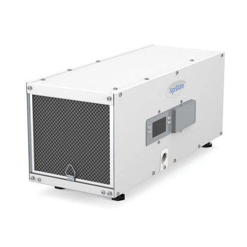 Aprilaire&reg; E050 Dehumidifier, Aluminum/Plastic/Steel, 50 pt/day Capacity, 115 VAC, 1600 sq-ft Coverage Area