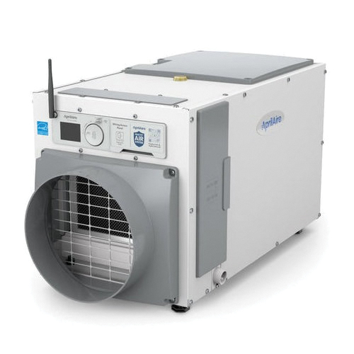 Aprilaire&reg; E100W Wi-Fi Dehumidifier, Aluminum/Plastic/Steel, 100 pt/day Capacity, 120 VAC, 5500 sq-ft Coverage Area