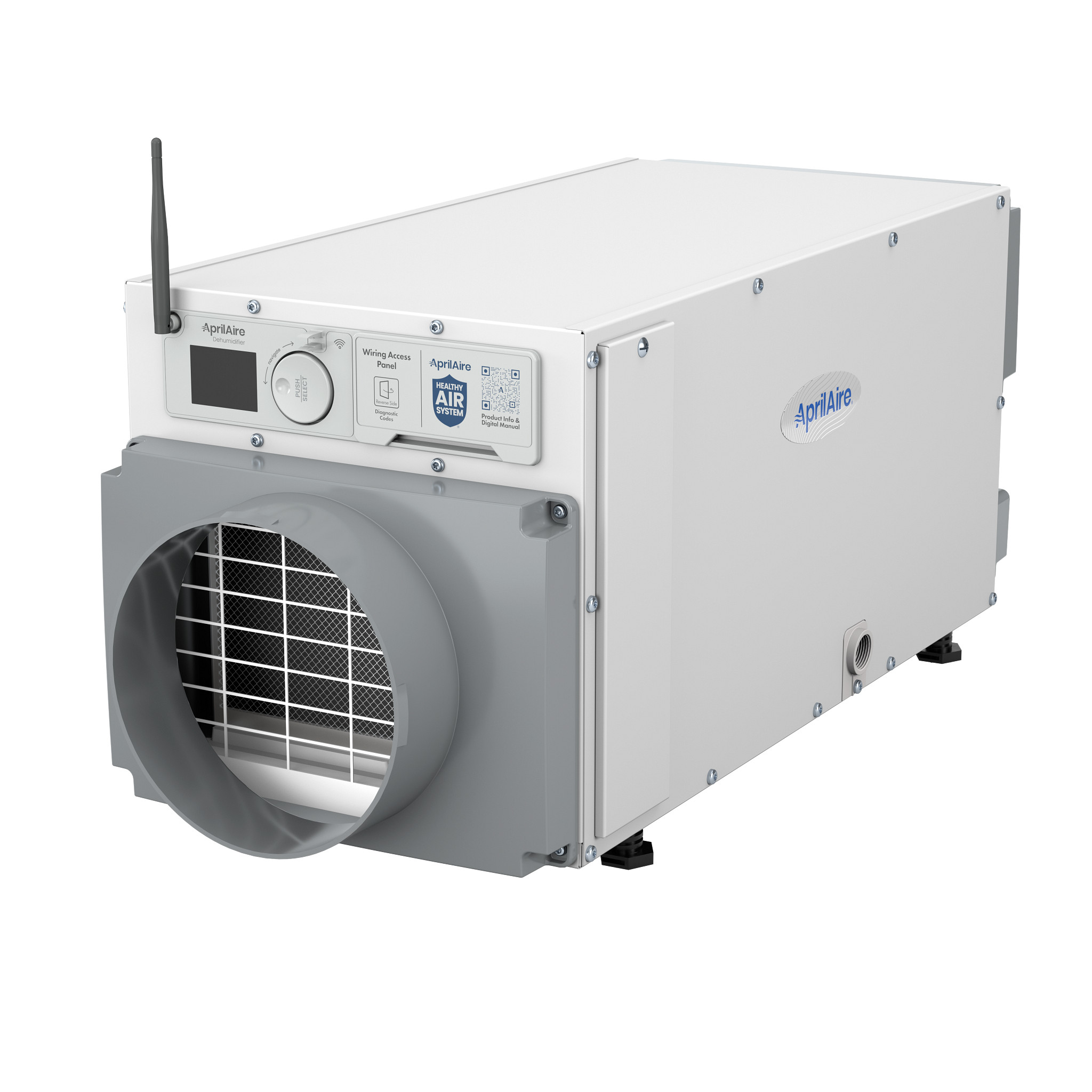 AprilAire E070W Wi-Fi Dehumidifier - 70 PPD for Crawl Spaces, Basements, Whole Houses up to 2,200 sq-ft, Part of the AprilAire Healthy Air System
