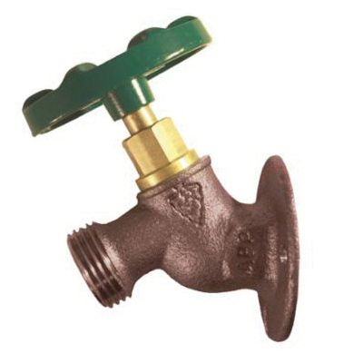 Arrowhead&reg; 355 Heavy Duty Red Brass Solid Flanged Sill-Faucet, 3/4 inch x 3/4 inch, FNPT x Hose; 36/Master Pack