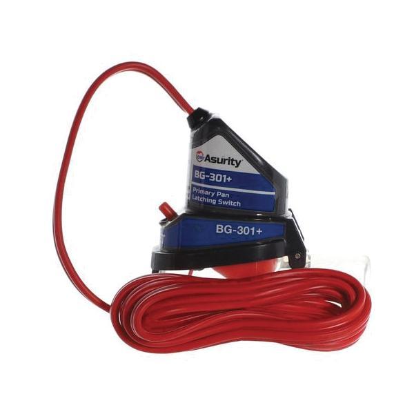 Asurity™ BG-301+ Latching Float Switch, For Use With: 3/4 in Port in Primary Drain Pan