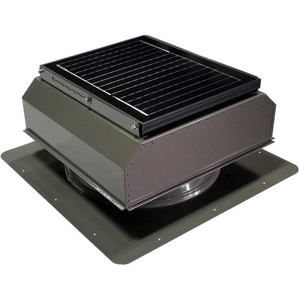 Attic Breeze GEN 3 SFA Series AB-2523A-GREY Self-Flashing Fan, Zincalume Alloy Housing