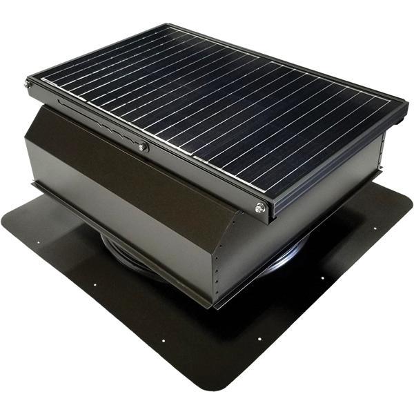 Attic Breeze GEN 3 SFA Series AB-4523A-BROWN Self-Flashing Fan, Zincalume Alloy Housing