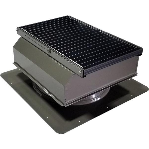Attic Breeze GEN 3 SFA Series AB-4523A-GREY Self-Flashing Fan, Zincalume Alloy Housing