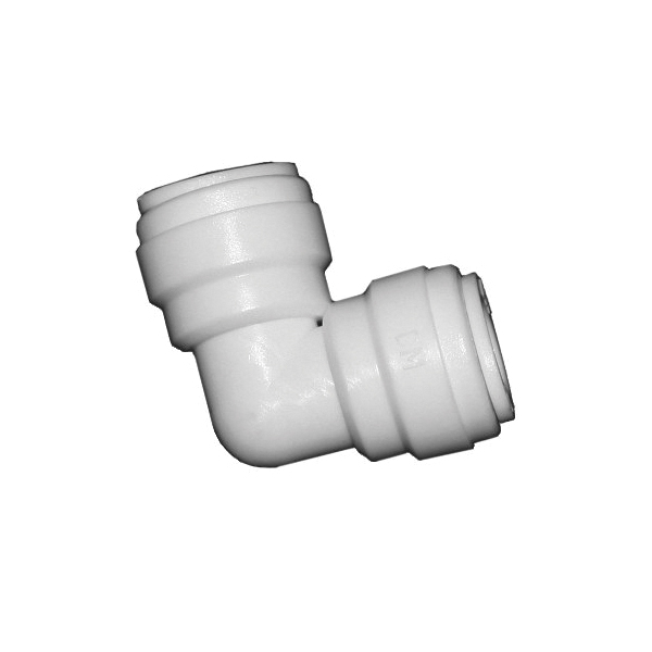 BEE VALVE AEU0404 Union Elbow, 1/4 in Tube x 1/4 in Tube