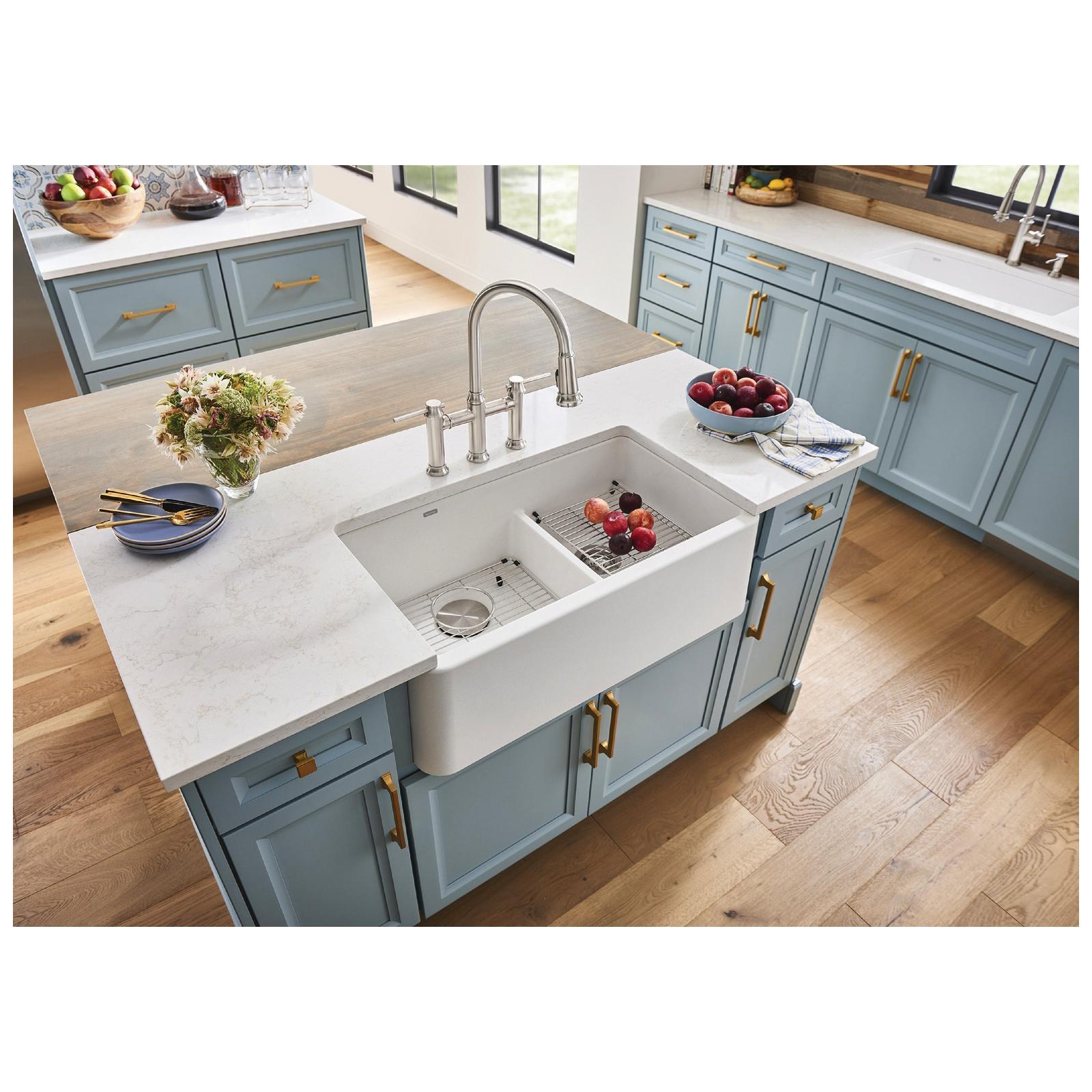 BLANCO IKON 402525 Kitchen Sink, Silgranit®, Coal Black, Import