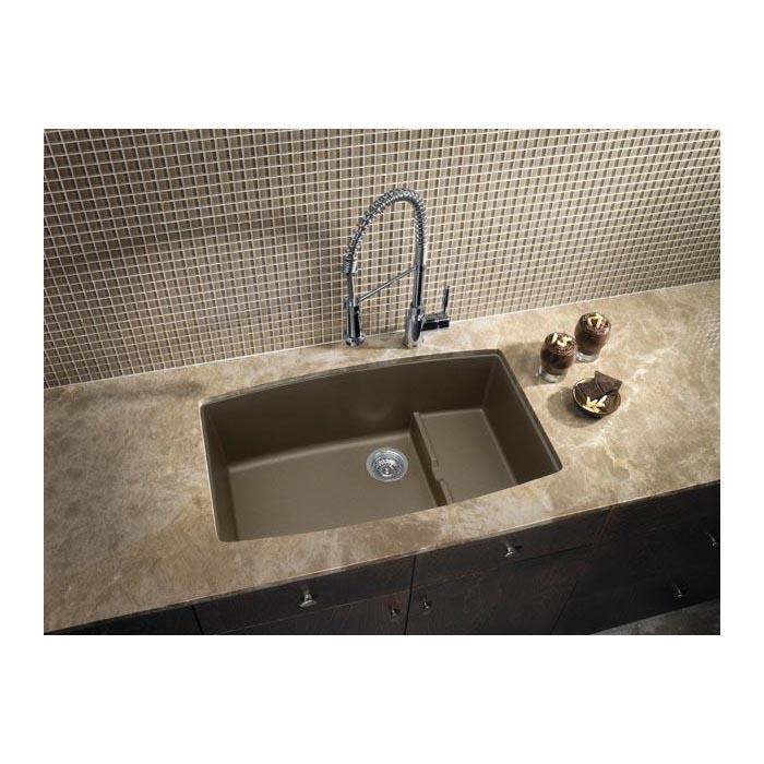 BLANCO PERFORMA Cascade 441291 Kitchen Sink, Silgranit®, Truffle, Import thumbnail 2