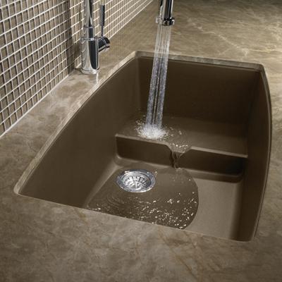 BLANCO PERFORMA Cascade 441291 Kitchen Sink, Silgranit®, Truffle, Import thumbnail 4