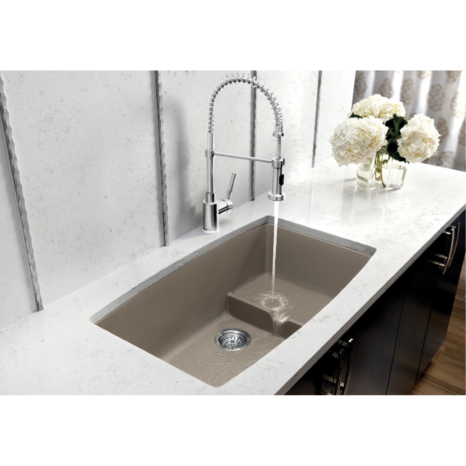 BLANCO PERFORMA Cascade 441291 Kitchen Sink, Silgranit®, Truffle, Import