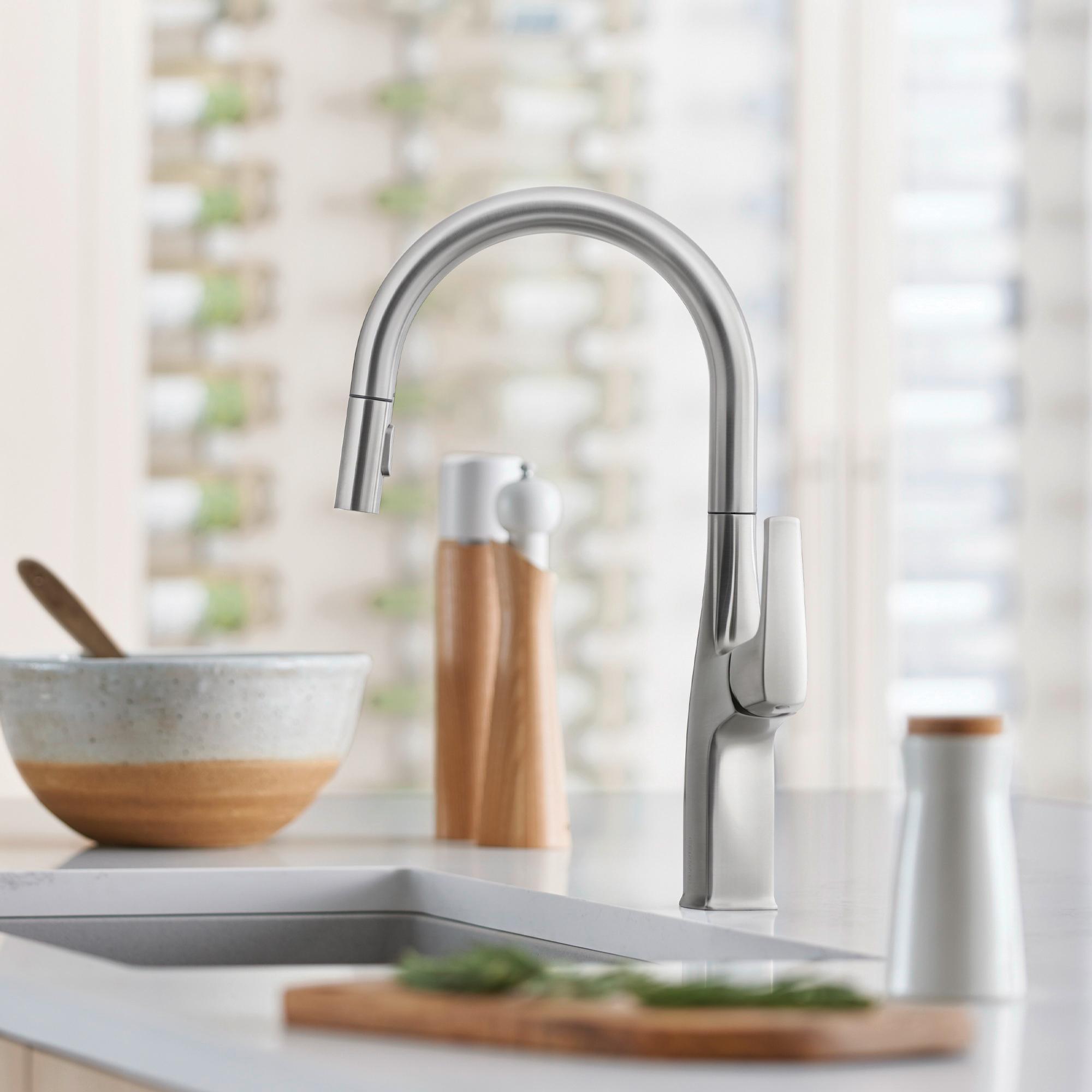 BLANCO Rivana™ 442678 Faucet, Pull-Down, PVD Steel