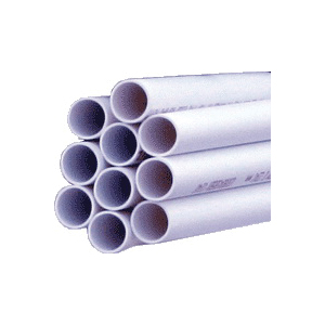 CRESLINE® 50225 Pipe, 2 in Nominal Pipe, 2-3/8 in OD, 20 ft, SCH 40, PVC
