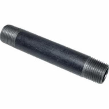 BRAMEC® 17356 Pipe Nipple, 1 in, Steel, Black, 2-1/2 in L