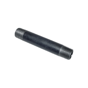 BRAMEC® 17356 Pipe Nipple, 1 in, Steel, Black, 2-1/2 in L