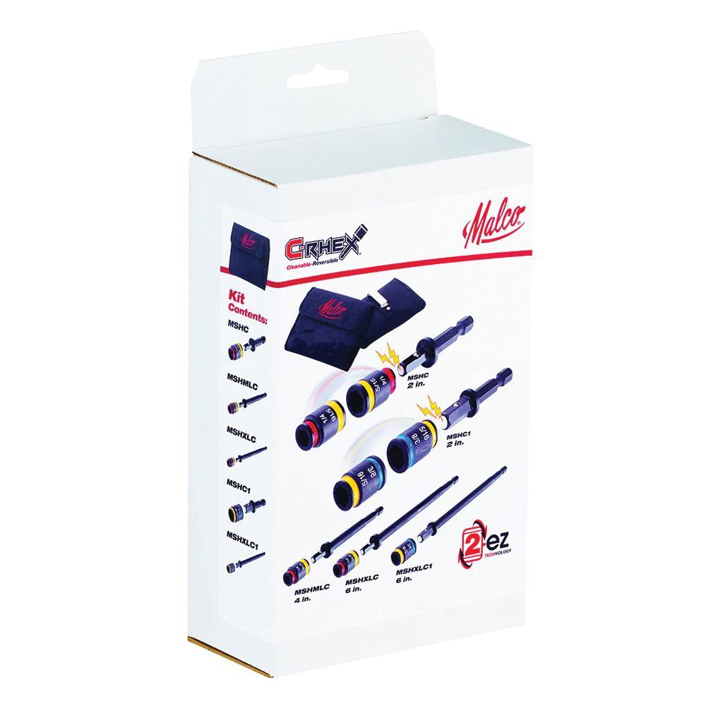 Malco&reg; C-RHEX&reg; CRHEXKIT1 Driver Kit, Hex Point