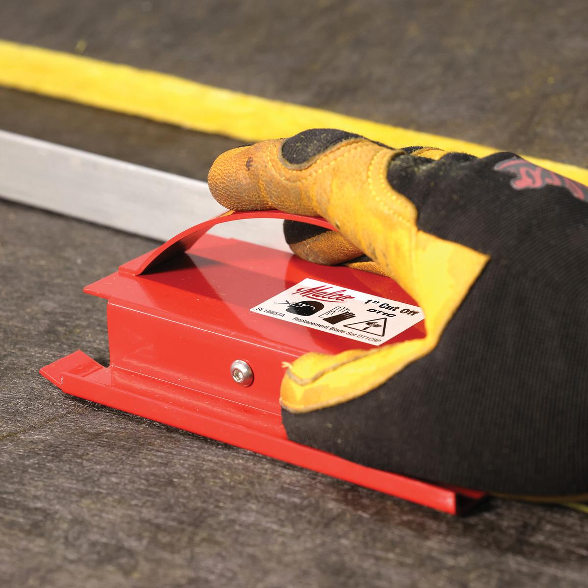 BRASS TRADITIONS DT1C Cut-Off Duct Board Cutting Tool, 1 in L Cut, Stainless Steel Blade