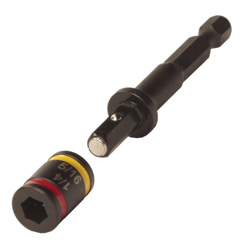 BRASS TRADITIONS C-RHEX® Series MSHLC Reversible Magnetic Driver, 1/4 in, 5/16 in Drive, Hex Drive, 2-5/8 in OAL