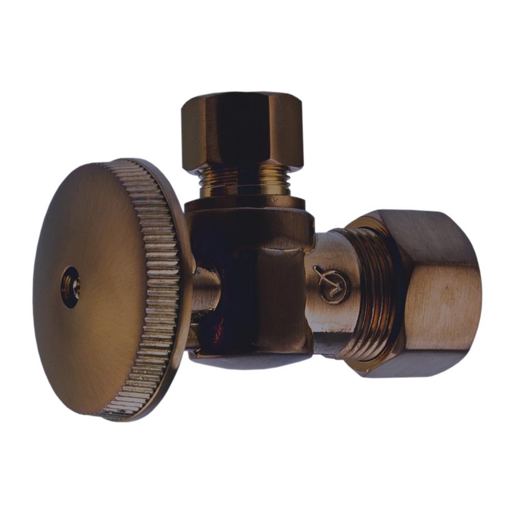 Brass Craft® Angle Stop, 5/8 inch OD x 3/8 inch OD, Oil Rubbed Bronze