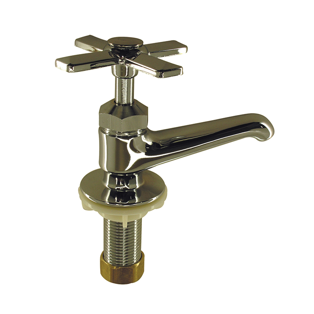 Jameco® Single Handle Lavatory Faucet with Cold Button, 1/2 inch