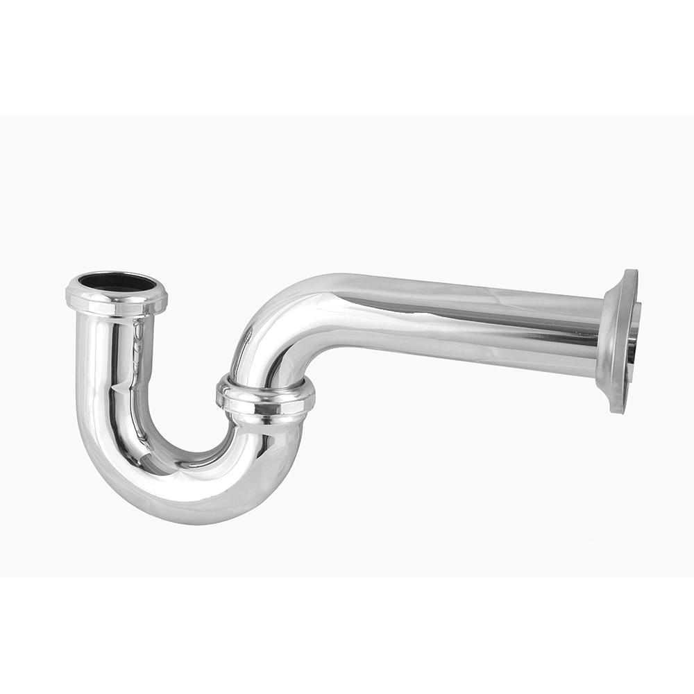 Watts 22 ga Budget P-Trap, 1-1/4 inch, Chrome Plated
