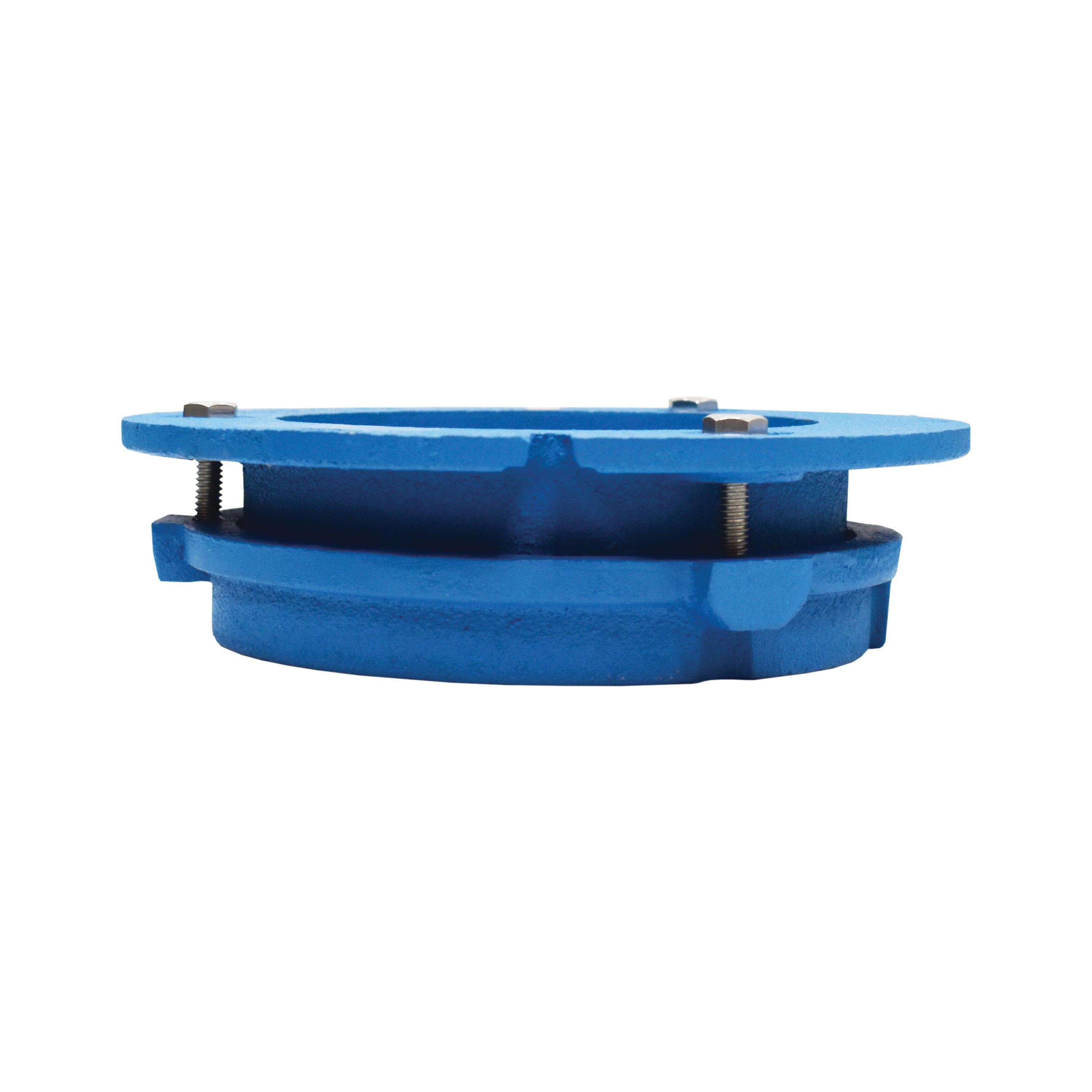 BRAXTON HARRIS CF4-2CQS Quick Set Closet Flange, 4 in Pipe, Iron thumbnail 2