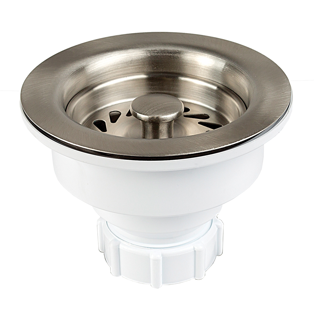 BRAXTON HARRIS Designer Series DSDBSM-SS Duo Basket Strainer, Celcon, PVD Stainless Steel