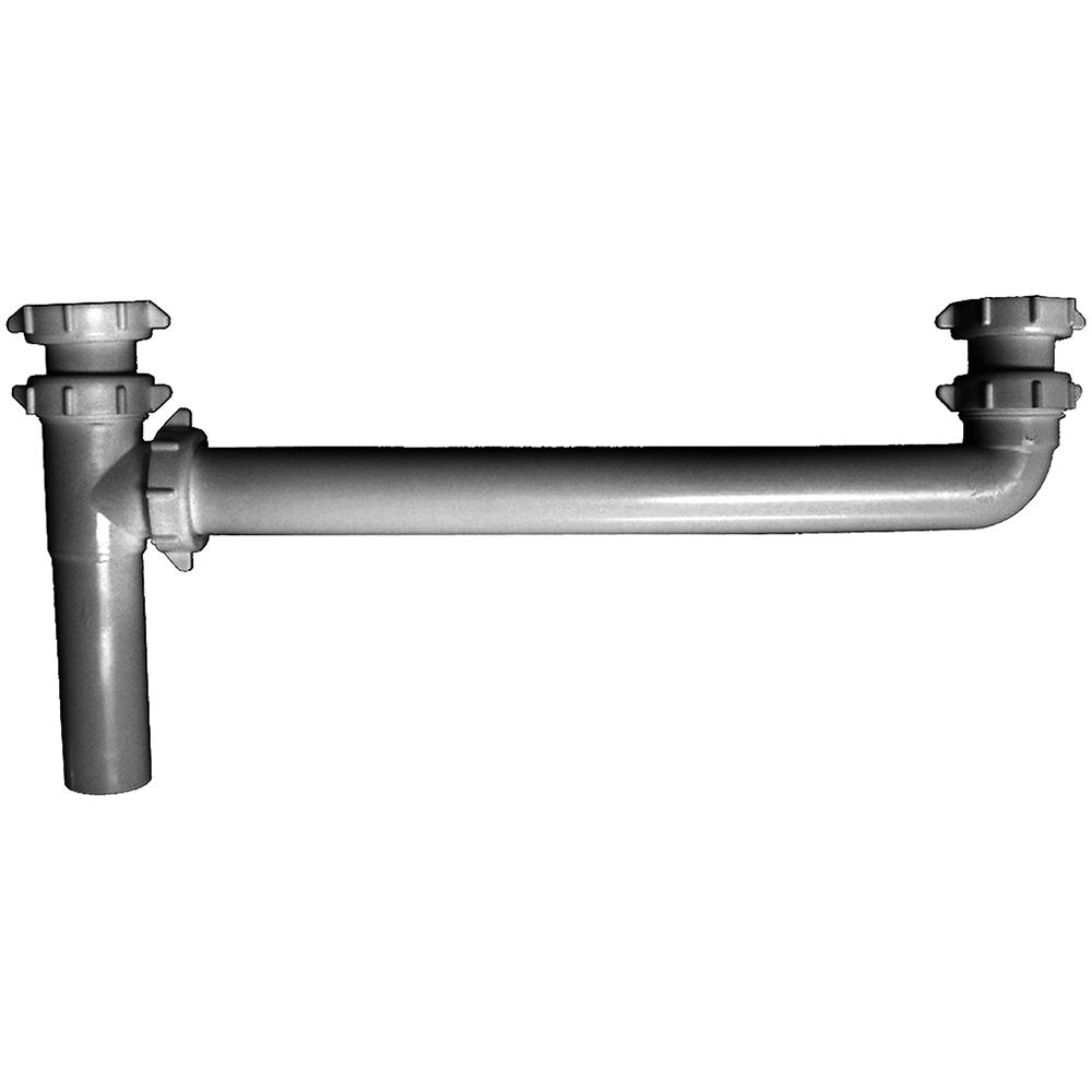 BRAXTON HARRIS EOCWU16 Universal End Outlet Waste, 1-1/2 in Nominal, Direct Connect/Slip Joint, Polypropylene, White