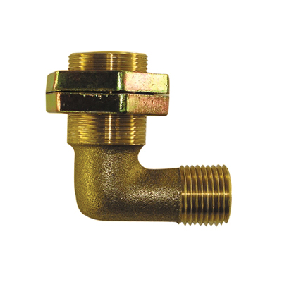 Brass Fiber-Lok Shower Elbow, 1/2 inch, Male IP Or Direct Sweat, Chrome-Plated